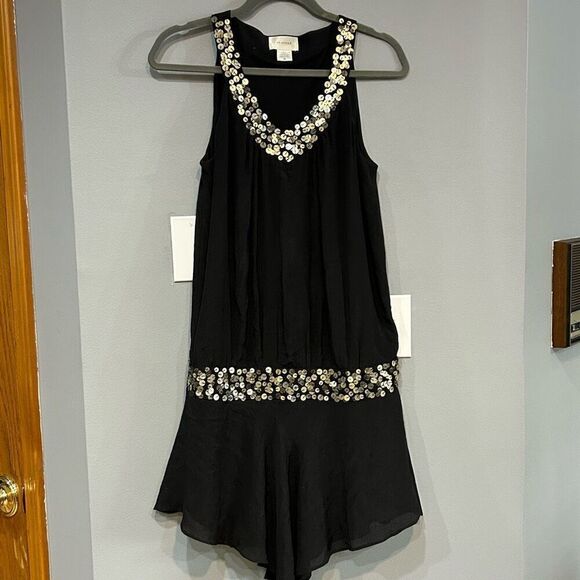 Re:Sound‎ black sequin tank dress size M - Picture 1 of 9